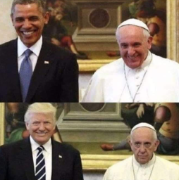 Visita in Vaticano di Obama nel 2014 e successiva visita di Trump nel 2017