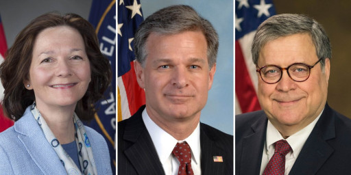 Haspel, Wray, Barr